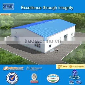 Double Slope Roof Prefab Steel House With Sandwich Panel Cheap Price Quality Choice thumbnail-1
