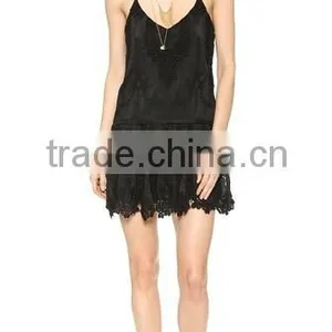 Lace Miniskirt With Strap Back thumbnail-2