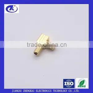 RF Coaxial MCX Crimp Male Right Angle Connector thumbnail-3