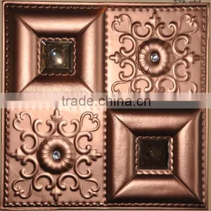TV Setting Wall of Soft Package PVC Floor Decoration Materials thumbnail-3