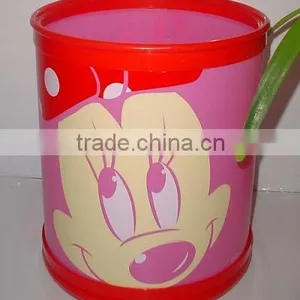 Plastic Fold Trash Can thumbnail-1