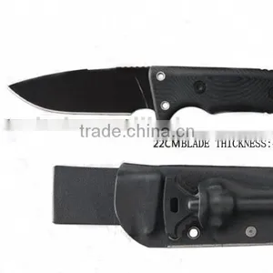 OEM D2 Blade Hunting Survival Knife With Fire Starter thumbnail-2