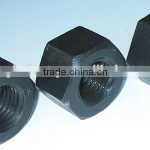 1/2" Plain and Zinc Plated HDG 2H Nut thumbnail-1