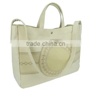 Ningbo Ronhon Premium Gift Bags Canvas Shoulder Messenger Large Size Shopping Bag thumbnail-2