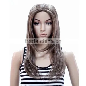 Synthetic Rose Long Wig Japanese 180% Density Full Lace Wig Display Mannequin Head Wig thumbnail-3