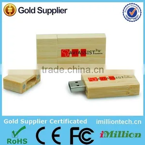 8gb Custom Bamboo Usb 2.0 Thumb Drive 4gb Wooden Usb Flash Memory Stick 16gb thumbnail-1