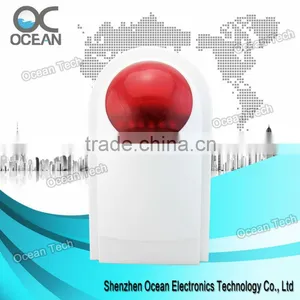 Fire Siren With Strobe, Waterproof, NC/NO Relay, Anti-tamper Function, 7.2V Battery, 12V Adapter thumbnail-1