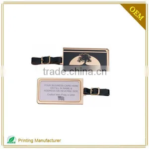 High Quality Soft Pvc Personalized Luggage Hang Tag Tags Packaging thumbnail-1