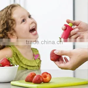 Creative Strawberry Stem Leaves Remover Cutter Fruit Corer Kitchen Tool thumbnail-1