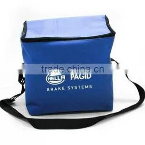 Promotional Non Woven Cooler Bags Zipper Closure - 6 Can thumbnail-1