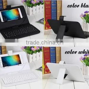 High Quality Wireless Bluetooth Keyboard With Phone Case / Phone Keyboard / Cell Phone Bluetooth Keyboard thumbnail-3