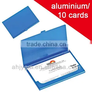 Hot Sale Stainless Steel Blue Color Painted Name Card Holder/Name Card Case thumbnail-1
