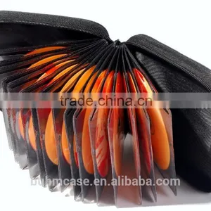 Green BUBM 32 Capacity PU Leather Cover CD Case CD Box DVD Case CD-ROM Holder Car Disc Case thumbnail-5