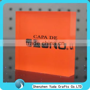 High Quality Printed Clear Acrylic Ideal Custom Logo Block Wholesale Cheap thumbnail-4