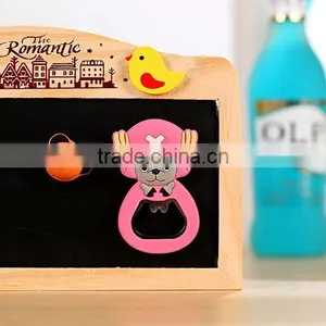 Hot Sale Custom Promotional Cheap Price PVC Keychain Beer Bottle Opener Fridge Magnet thumbnail-4