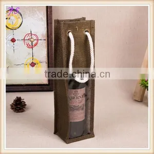 Hot Sell !!! Promotional Gift Bag Jute Wine Bottle Bag thumbnail-2