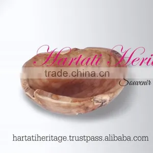 Teak Wood Unique Assorted Bowls Home Decoration thumbnail-3