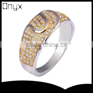 Fashion Jewellery 925 Sterling Silver Golden Letter s Finger Rings thumbnail-1