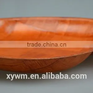 Cheap Apple Shaped Red Woven Wooden Party Kid Gift Decoration Plate and Bowl thumbnail-5