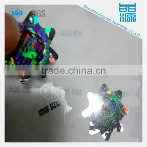 Security Genuine PET Hologram Sticker Anti-counterfeit Laser Sticker and Anti-faker Sticker Label thumbnail-2