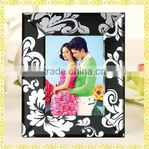 Square Butterfly Design Mirror Glass Photo Frame For Home Decoration thumbnail-1