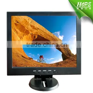 Black White Color Vga Hdmi Usb av tv Input 10inch Square Lcd tv thumbnail-1