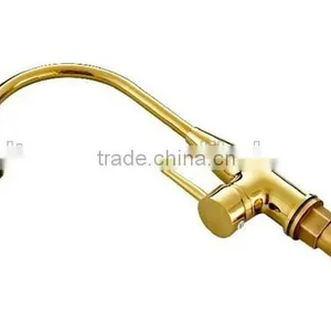 Middle East Market Modern Golden Faucet, Wall Mounted Kitchen Faucet Mixer Water Tap From Kaiping Factory thumbnail-4