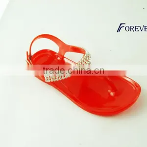 Fancy Flat Ladies PVC Sandals thumbnail-1