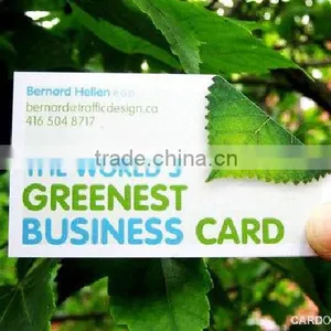 Hot Sell Environmental Custom Business Card Printing/greenest Business Cards thumbnail-1