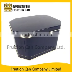 Octagonal Cookie Biscuit Gift Tin Can Empty Tin Cans thumbnail-1
