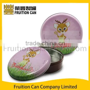 Round Cookie Tin With Slip Cover thumbnail-1