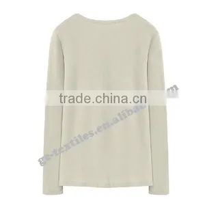 Women's Cotton/Spandex V-neck Long Sleeve Pyjama thumbnail-2