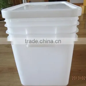 25 Liter Plastic Rectangular Bucket Paint Bucket Pail for Packing Paint Bucket 6.6 Gallon thumbnail-1