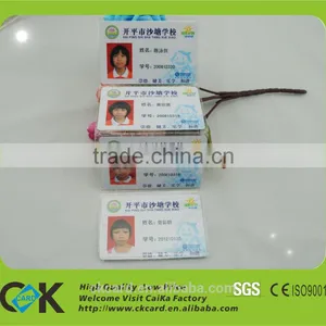 Hot Sale Plastic Pvc Student id Card With Holder thumbnail-2