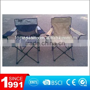 Folding Beach Chair With Carry Bag and Cup Holder thumbnail-1