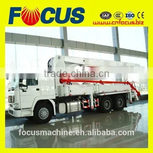 China New Truck Mounted Concrete Boom Pump 21m 25m 28m 32m Concrete Truck With Pump thumbnail-1
