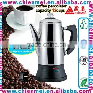 Stainless Steel Gas Coffee Percolator/Stainless Steel Induction Coffee Maker thumbnail-5