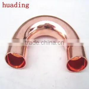 U Type Copper Elbow , 180 Degree Bellmouth Elbow ,high Qualith of Air Conditional Parts thumbnail-1