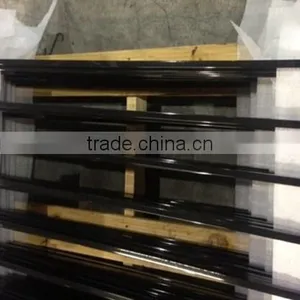 Black Powder Coated Galvanizing Steel Pipe/fence thumbnail-2