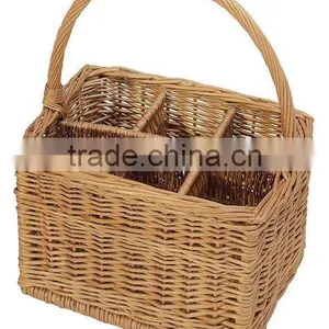 Handle Wicker Wine Basket for Ourdoor Activities thumbnail-1