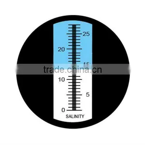 Handheld Salinity Refractometer 0-28% ATC , Salt Water in Brine Prepared Food Solution thumbnail-4