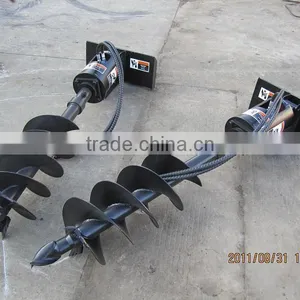 Mini Auger Post Hole Digger Skid Loader Attachment for Sale thumbnail-1