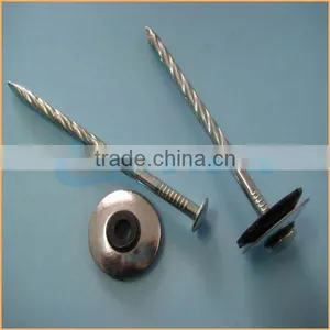Top Quality Flat Top Yellow Coated Ring/smooth Coil Roofing Nails Trusted Chuanghe Suppliers From Com thumbnail-1