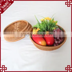 China Factory Hot Sale Picnic Set Basket PE Wicker Woven Storage Basket thumbnail-1