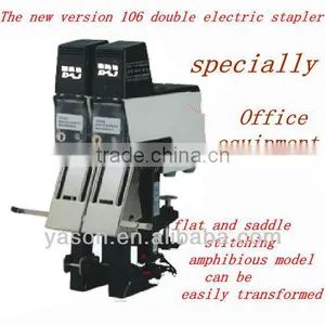 Double Head Electric Stapler, Bookbinding Machine, Saddle Binder thumbnail-2