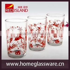 8oz Silk Screen Printing Water Glass Cup/drinking/Juice Cup thumbnail-1