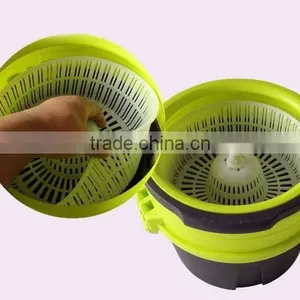Vivinature Easy Spin Mop Single Bucket 2 Microfiber Rotating Head thumbnail-3