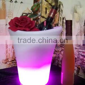 Manufacturer L25*W25*H29CM PE Ice Bucket Stand Lighted With Remote Control 16 Mix Changeable Colors thumbnail-2