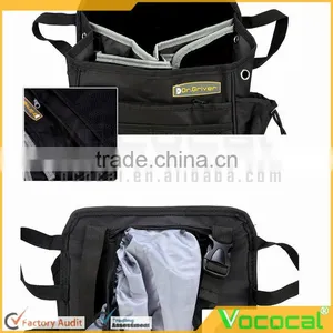 Car Trunk Organizer Auto Interior Removable Storage Mesh Debris Storage Pouch Head Seat Back Bag Hanging Zipper Bag thumbnail-6