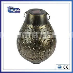 Solar Powered Garden Lanternshaped Lights With Bright Warm White LED thumbnail-1